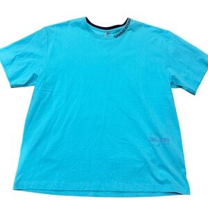 Savage Fenty Xssential Heavy Jersey Tee Short Sleeve Blue Vision Size Medium